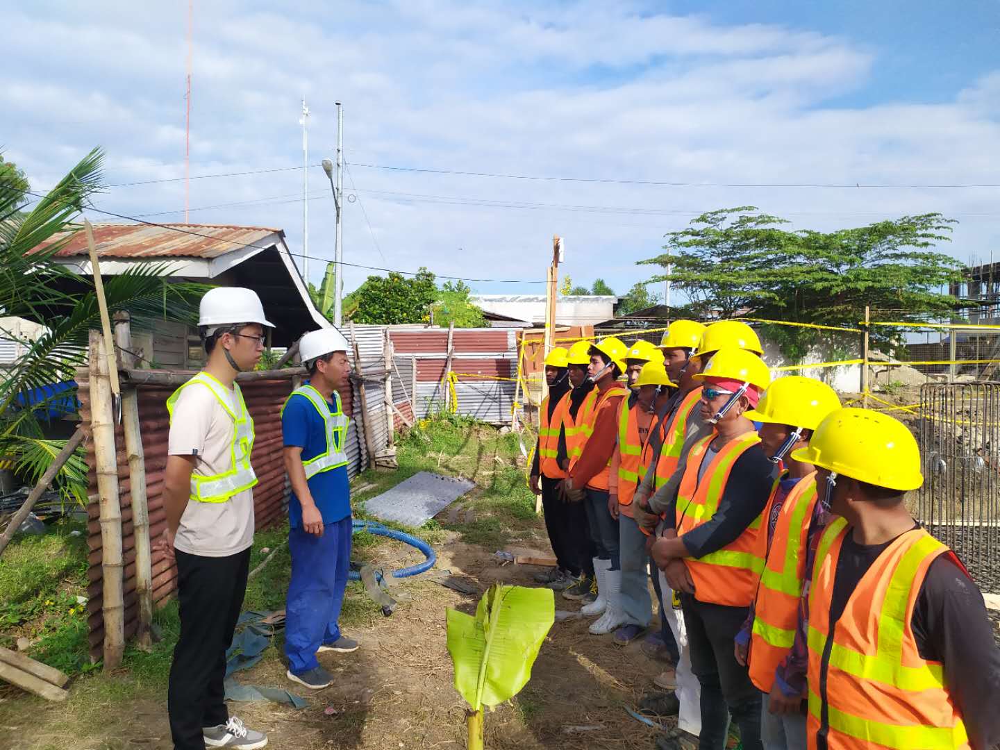 万家团圆时刻，他们在菲律宾施工大干